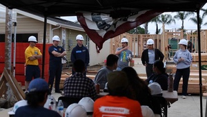 Service members help Habitat for Humanity build homes for veterans with