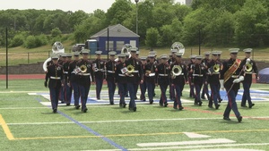 Quantico Marine Band performs at Hauppauge High School in Long Island, New York