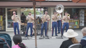 Marine Band San Diego performs for the public