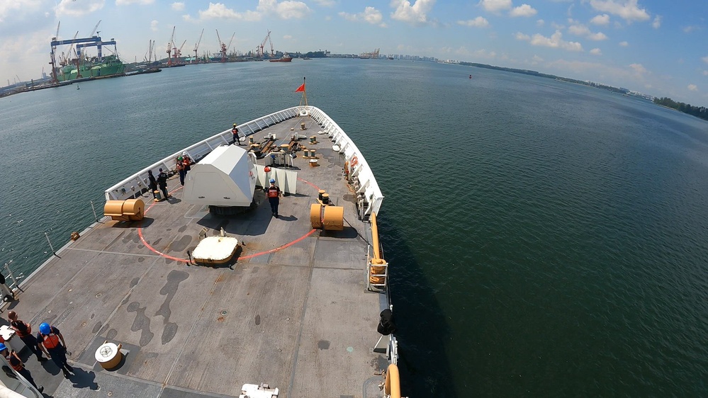 DVIDS - Video - U.S. Coast Guard Cutter Stratton visits Singapore ...