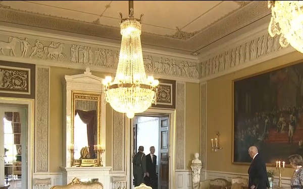 Arrivals of NATO Secretary General and Ministers of Foreign Affairs at the Royal Palace (31 May 2023)