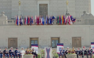 Indiana National Guard participates in The American Legion 500 Festival Memorial Service (B-Roll Part 4)