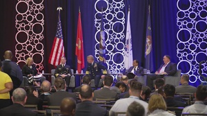 CNR Talks about the importance of Diversity in in the Navy Reserve at Sea-Air-Space 2023 Annual Global Maritime Conference. Video series 3 of 10.