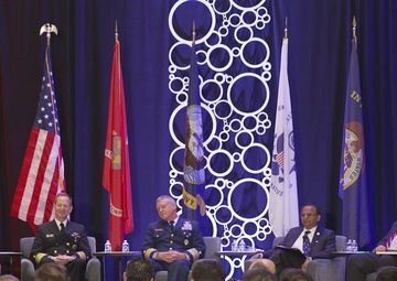 CNR talks about training for Warfighting Readiness in the Navy Reserve at Sea-Air-Space 2023 Annual Global Maritime Conference. Video series 4 of 10.