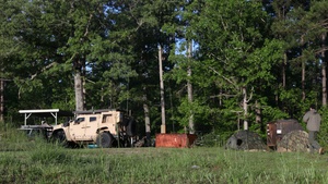 Hellfire missile exploitation at Mission Rehearsal Exercise 1-23 (B-Roll)