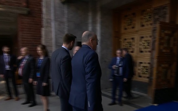 Polish Minister of Foreign Affairs arrives at the Informal meeting of NATO Ministers of Foreign Affairs