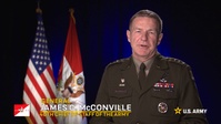 Gen McConville, the Army Chief of Staff, birthday message for 2ID/RUCD