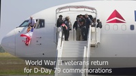 World War II Veterans return to France for D-Day 79 commemorations