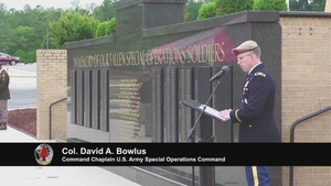 USASOC Memorial Day Ceremony pt. 2