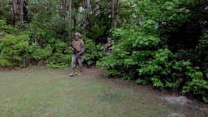 U.S. Navy Sailors Conduct a Tactical Casualty Care Tier Three Instructor Test