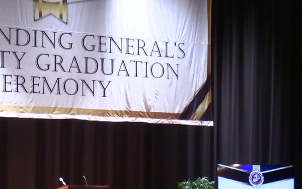 Marine Corps Base Camp Lejeune Commanding General's 28th Annual Off-Duty Education Graduation Ceremony