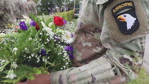 U.S. Army Forces Commanding General and Soldiers Commemorate D-Day 79 in Cabbage Patch Memorial Ceremony