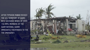 Guam National Guard responds to Typhoon Mawar