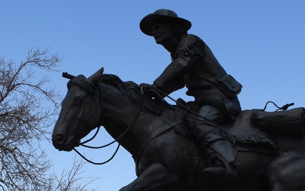 Kit Carson Sculpture. May 2023