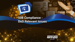 508 Compliance: DoD Relevant Issues