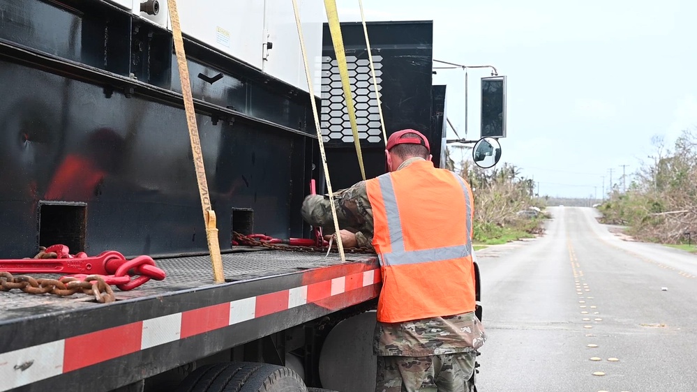 DVIDS - Video - 554 RHS supports FEMA; delivering generators in the ...