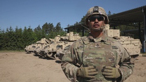 A-Roll: Soldiers discuss their roles in an M2 Bradley live-fire exercise in Poland