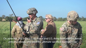 Airborne troops honored during D-Day 79