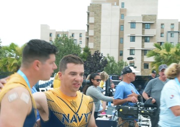 Team Navy Indoor Rowing Competition DoD Warrior Games