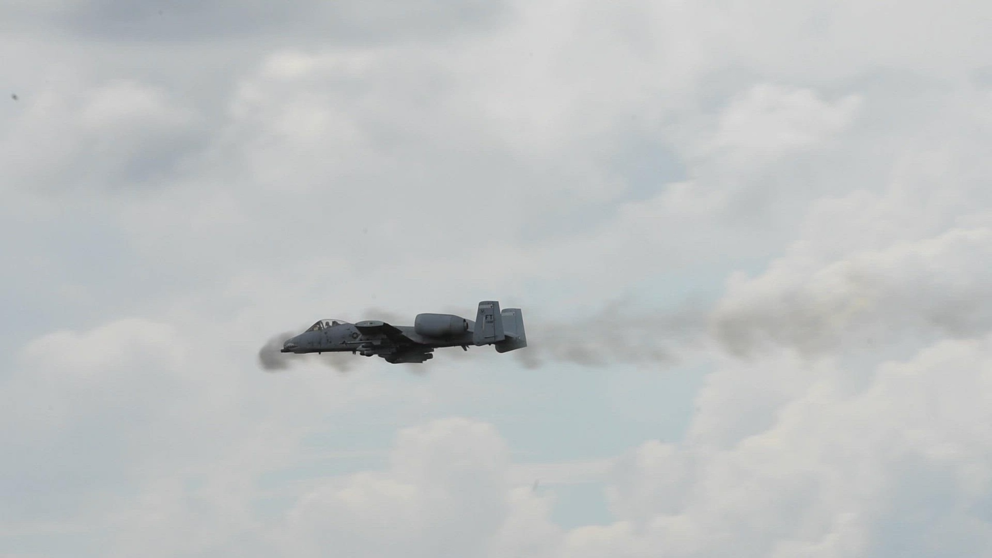 U.S. Air Force Lt. Col. Edward Balzer, 23rd Fighter Group deputy commander retires along with A-10 tail number 800140. (U.S. Air Force video by Senior Airman Courtney Sebastianelli)