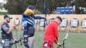 Team Navy Competes in the Archery Event During 2023 DoD Warrior Games Challenge