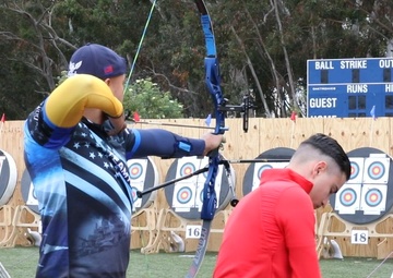 Team Navy Competes in the Archery Event During 2023 DoD Warrior Games Challenge
