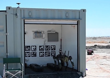 49th Security Forces Squadron conduct robodog demonstration