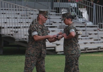 Headquarters Battalion, MCBH, Relief and Appointment Ceremony