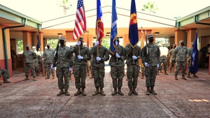Carlos Caceres assumes command of the largest federal U.S. Army command in the Caribbean