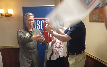 USS George H.W. Bush Hosts USO Afloat Ribbon Cutting Ceremony