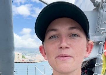 Topside tour of the USS Frank E. Petersen Jr.