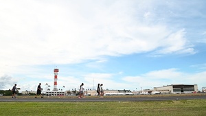 Joint Base Pearl Harbor-Hickam's Summer Showcase & Expo - air show and crowd shots b-roll