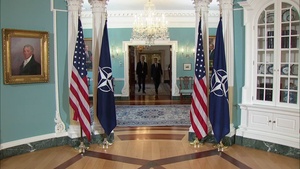 Secretary of State Antony J. Blinken meets with NATO Secretary General Jens Stoltenberg
