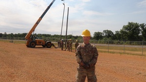 Interview with Staff Sgt. Tyler Goodman, 389th Engineer Company, Davenport, Iowa, on supporting troop projects at Fort McCoy