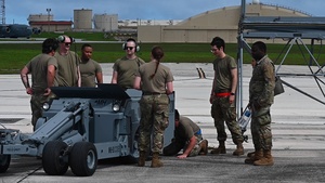 Minot AFB Crews arrive on Andersen AFB for Bomber Task Force