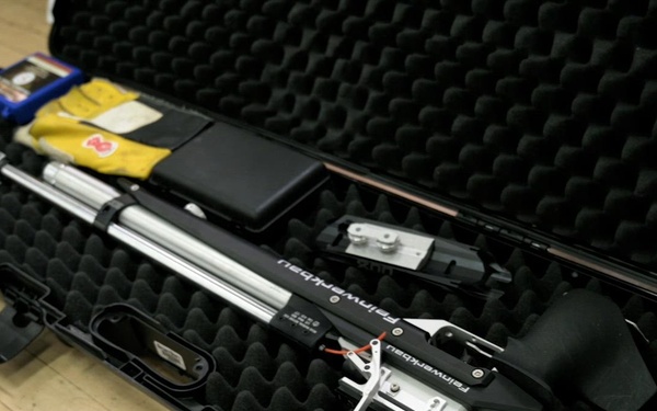 Team Navy Competes in Shooting During Warrior Games