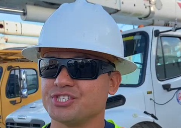 Guam Guardsman from Saipan helps with Typhoon Mawar recovery