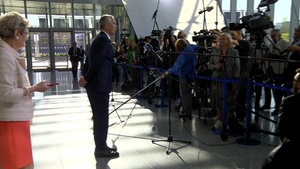 Doorstep statement by NATO Secretary General at the meeting of NATO Ministers of Defence