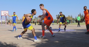 B-Roll: African Lion hosts first partner olympics basketball tournament