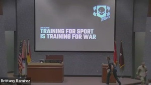 John Welbourn addresses 1st Armored Division H2F Summit
