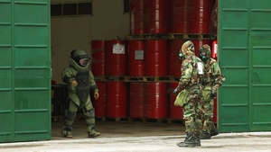 Combined Military CBRN training scenario in Agadir, Morocco for Exercise African Lion 2023