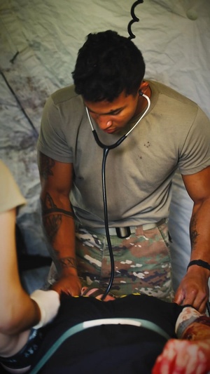 Oklahoma combat medics gain experience at Iowa's Sustainment Training Center