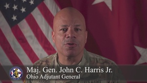 Ohio adjutant general presents Freedom to Serve message