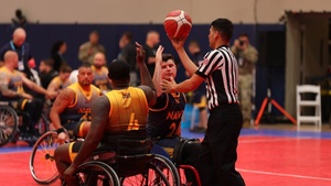 AWO2 Kyle Kitzman participates in Warrior Games Challenge 2023.