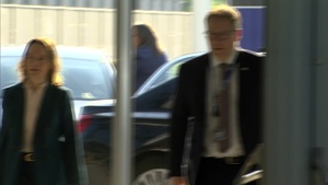 Norwegian Minister of Defence arrives at NATO HQ for the meeting of NATO Ministers of Defence