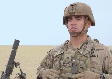 1-160th Infantry Regiment Conduct Mortar Training and Evaluation Program