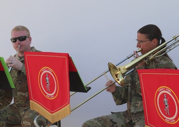 B-Roll: Army soldiers celebrate the 248th Army birthday during African Lion 2023 in Agadir, Morocco.