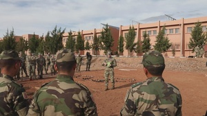 B-ROLL: U.S. and Moroccan Troops Plan Airborne Operations
