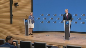 Press conference by NATO Secretary General following the meeting of NATO Ministers of Defence (Q&A 2/4), 14 Jun 2023