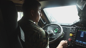 U.S. Marines participate in Combat Vehicle Operator Training Range
